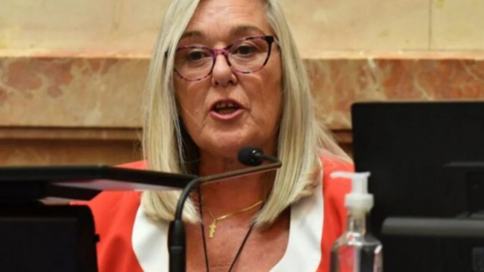 La senadora Edith Terenzi de Chubut fue amenazada por votar en contra del DNU