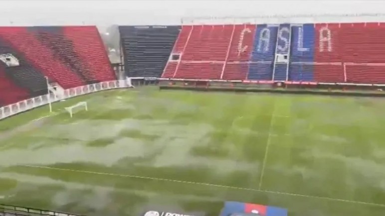 Se suspendió el partido Godoy Cruz-San Lorenzo por el temporal en Buenos Aires