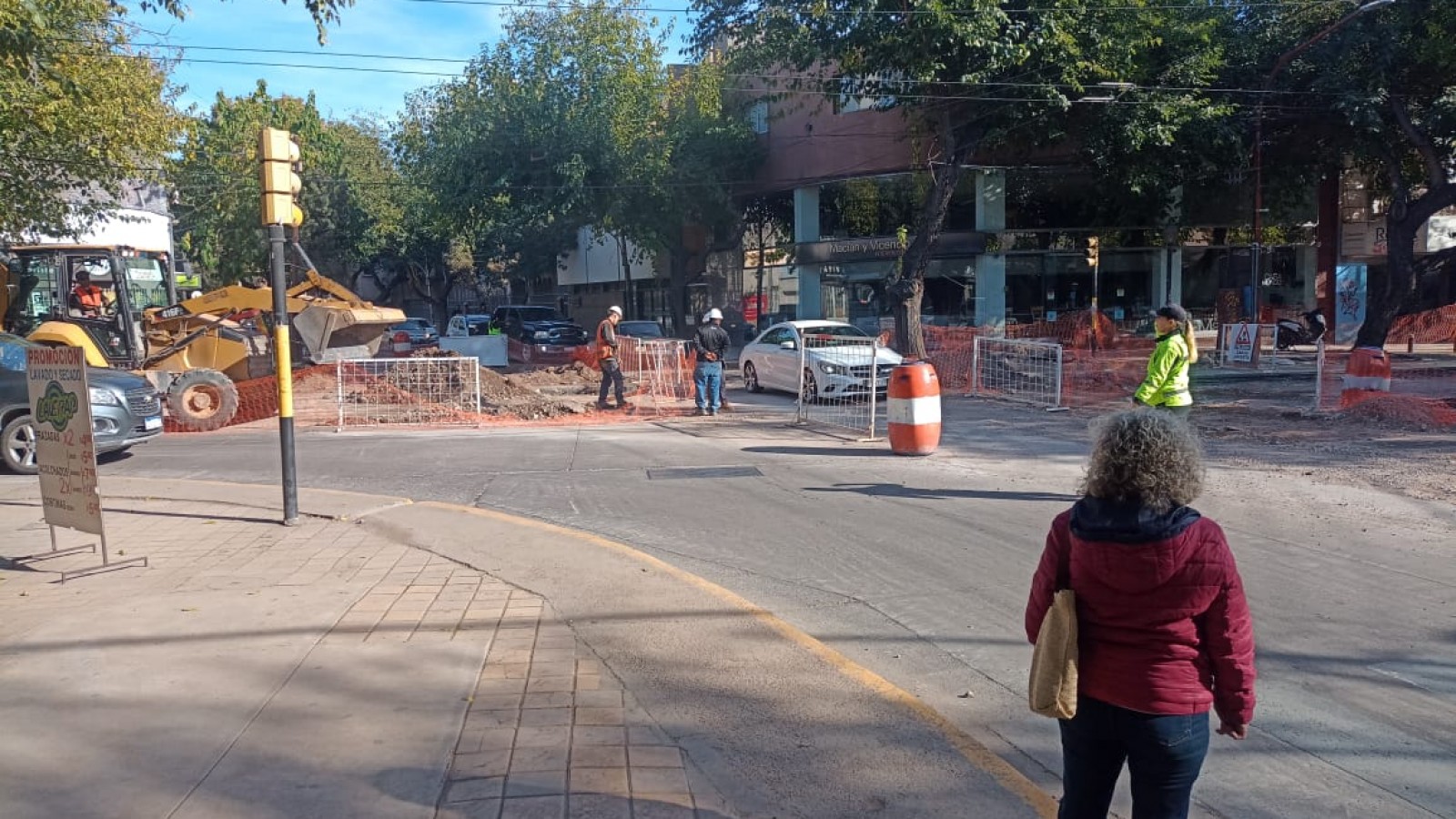 Se habilitó media calzada del cruce de San Juan y Rondeau