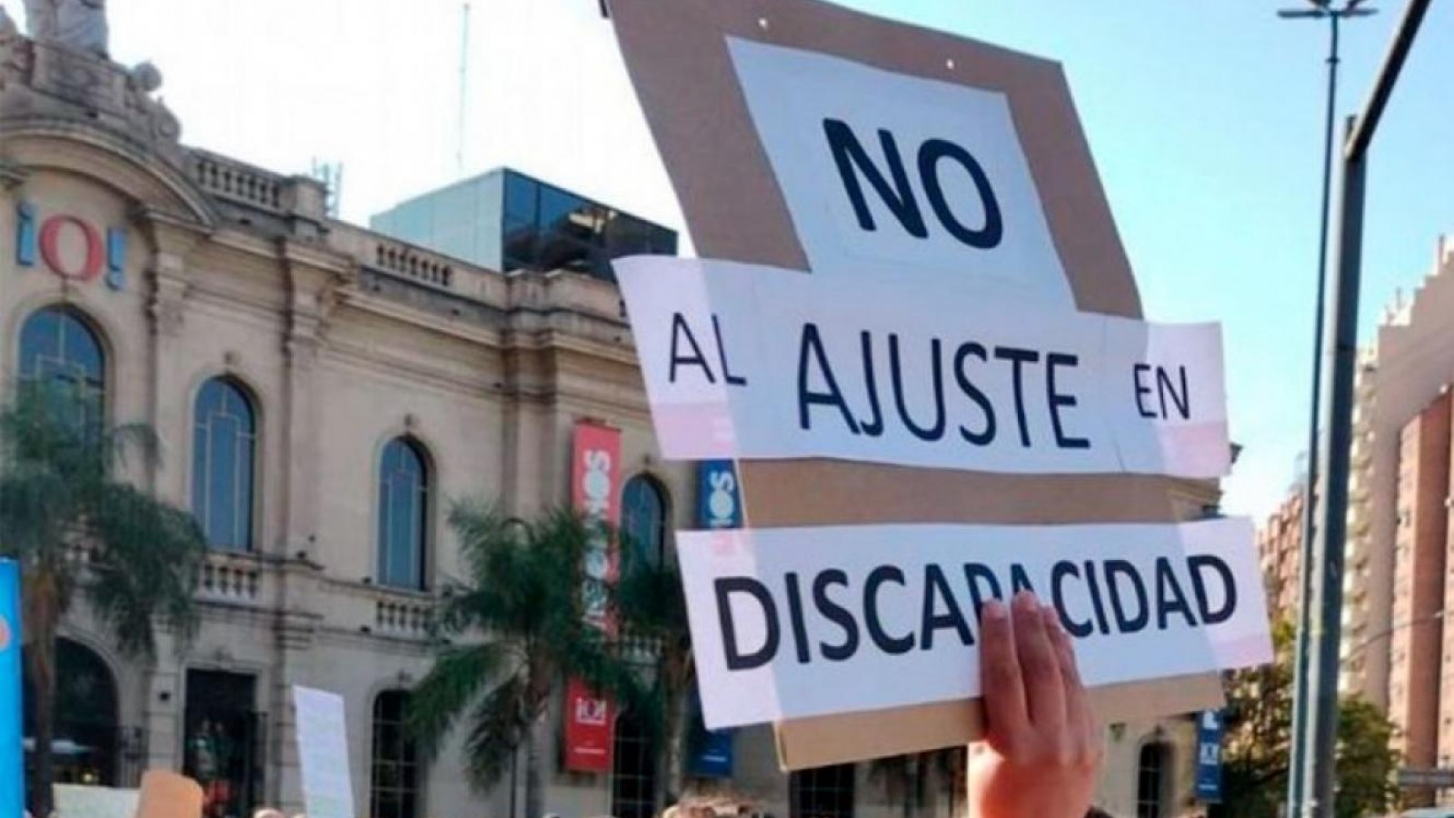 Discapacidad se manifiesta en todo el país en contra del ajuste de Javier Milei