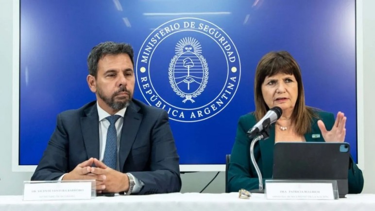 Bullrich echó a su secretario de Seguridad, Vicente Ventura Barreiro