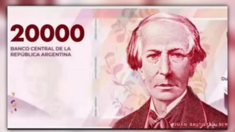 En octubre llegarán los billetes de $20.000