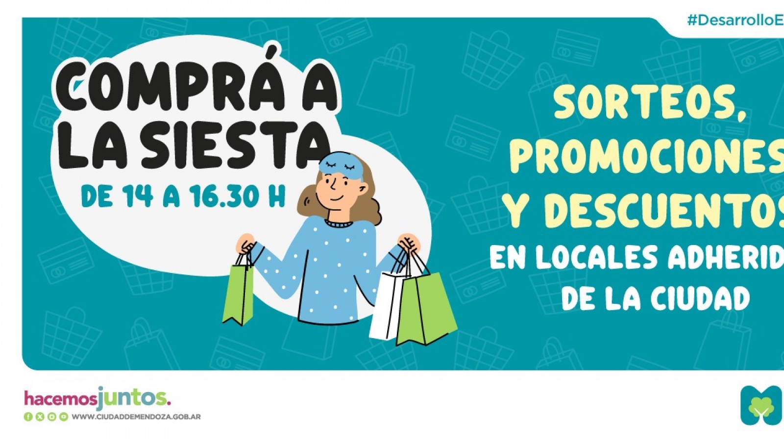 "Comprá a la siesta", un programa que impulsa el horario corrido