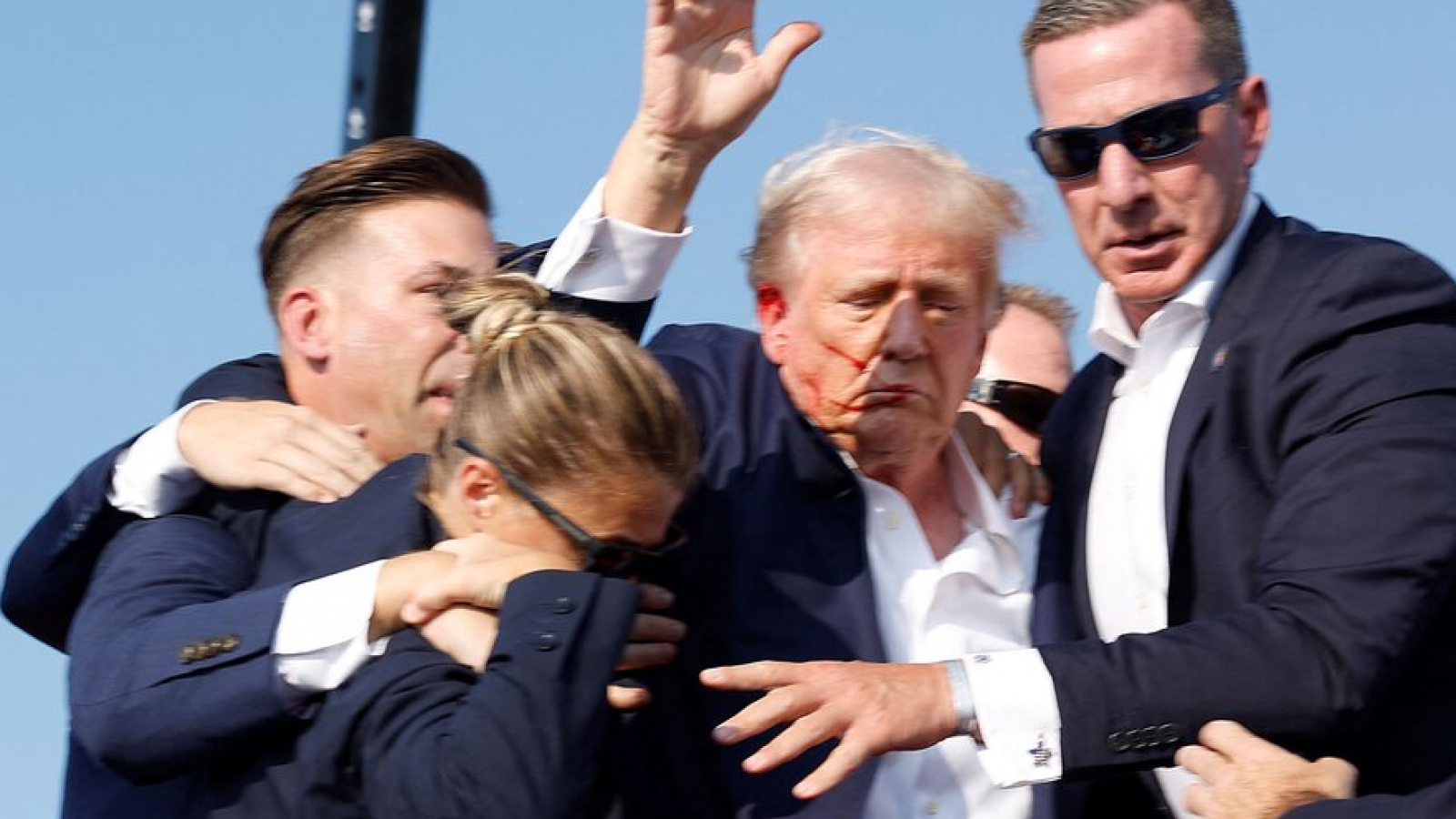 Donald Trump fue herido en un acto de campaña