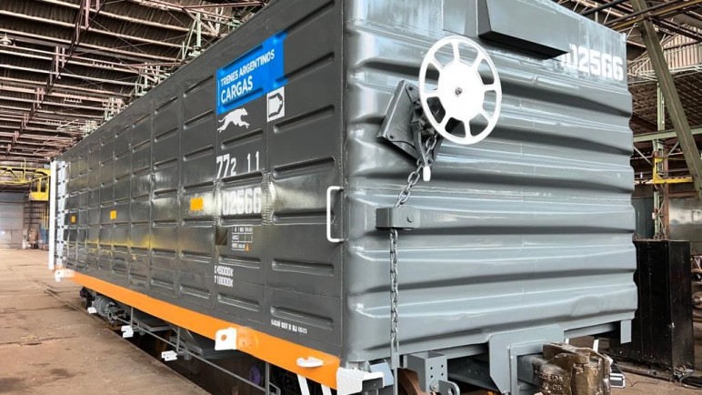 En tren de optimizar el transporte de granos