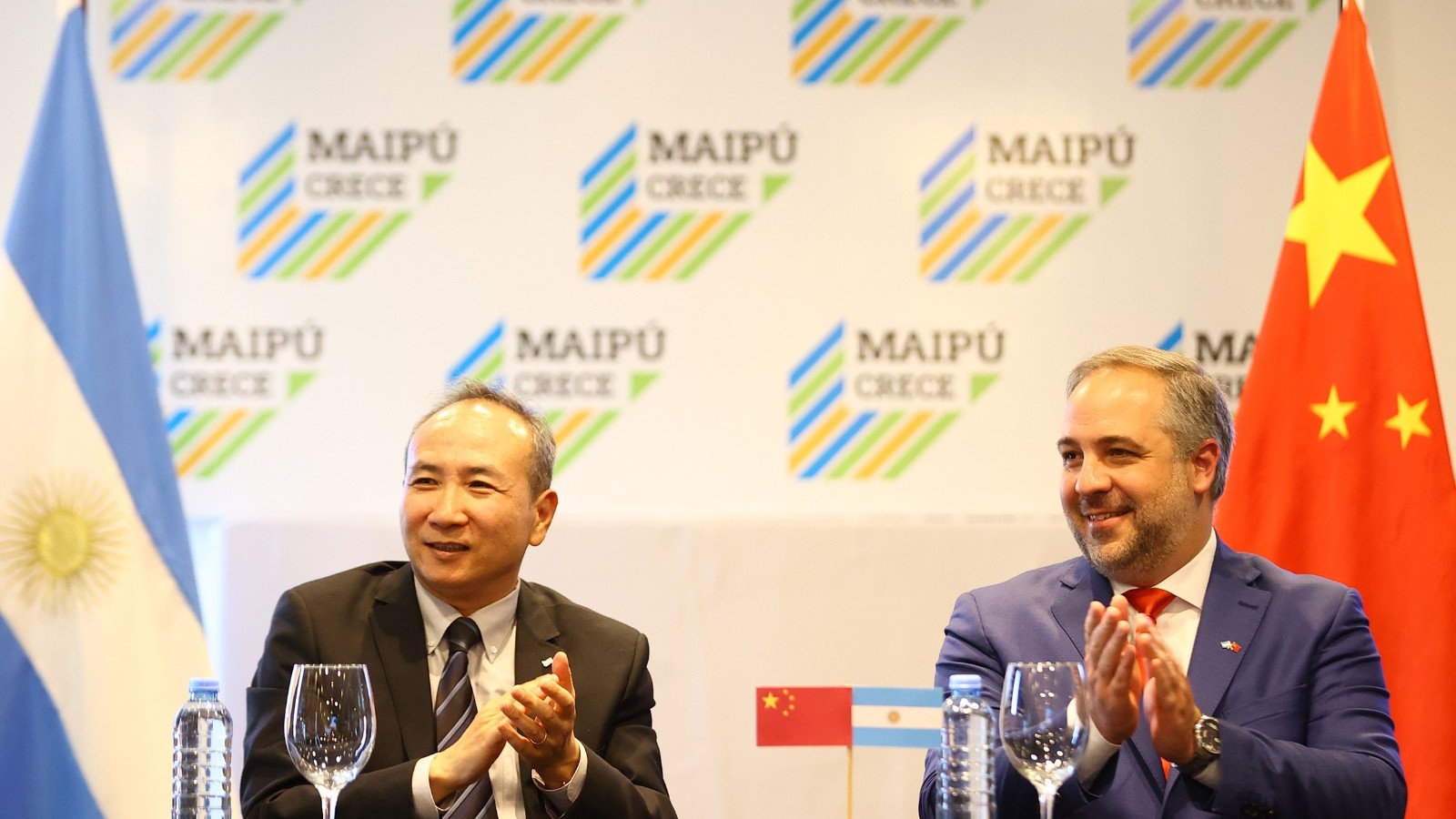 No son todos iguales. El embajador de China visitó Maipú