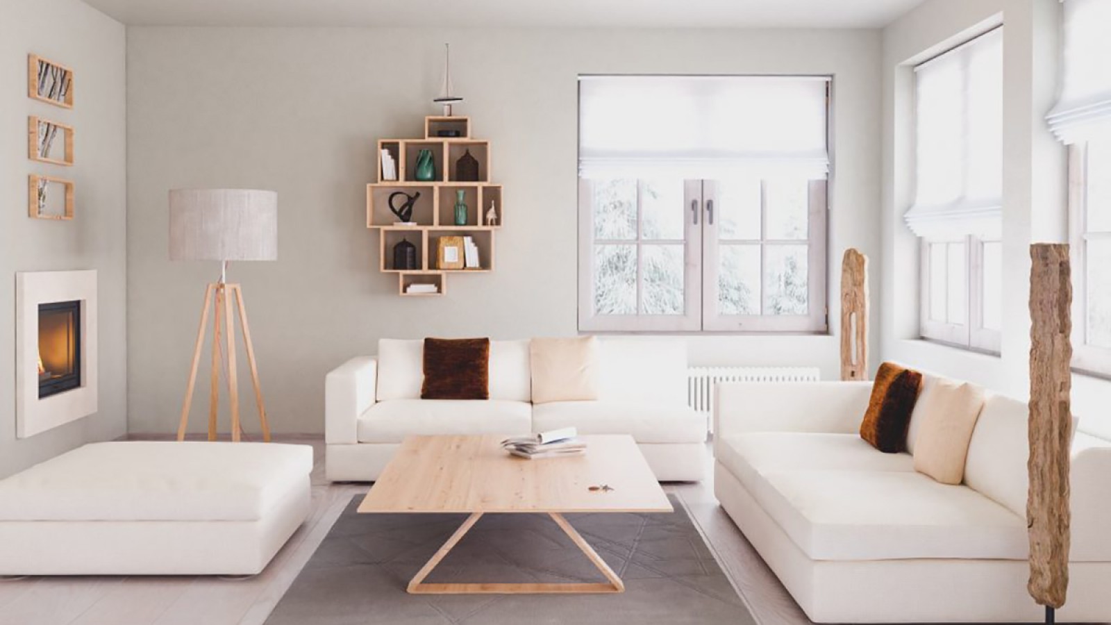 Decoración minimalista para departamentos pequeños