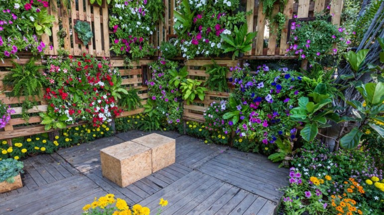 Crea tu propio jardín vertical con bricolaje