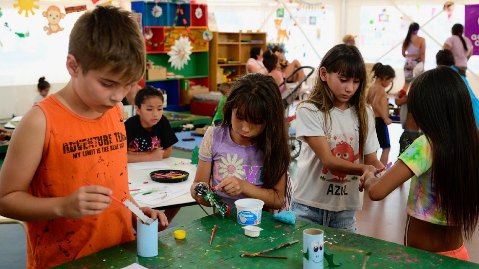 Evento "Aprender jugando" en el Centro de Salud Arturo Illia para niños y padres