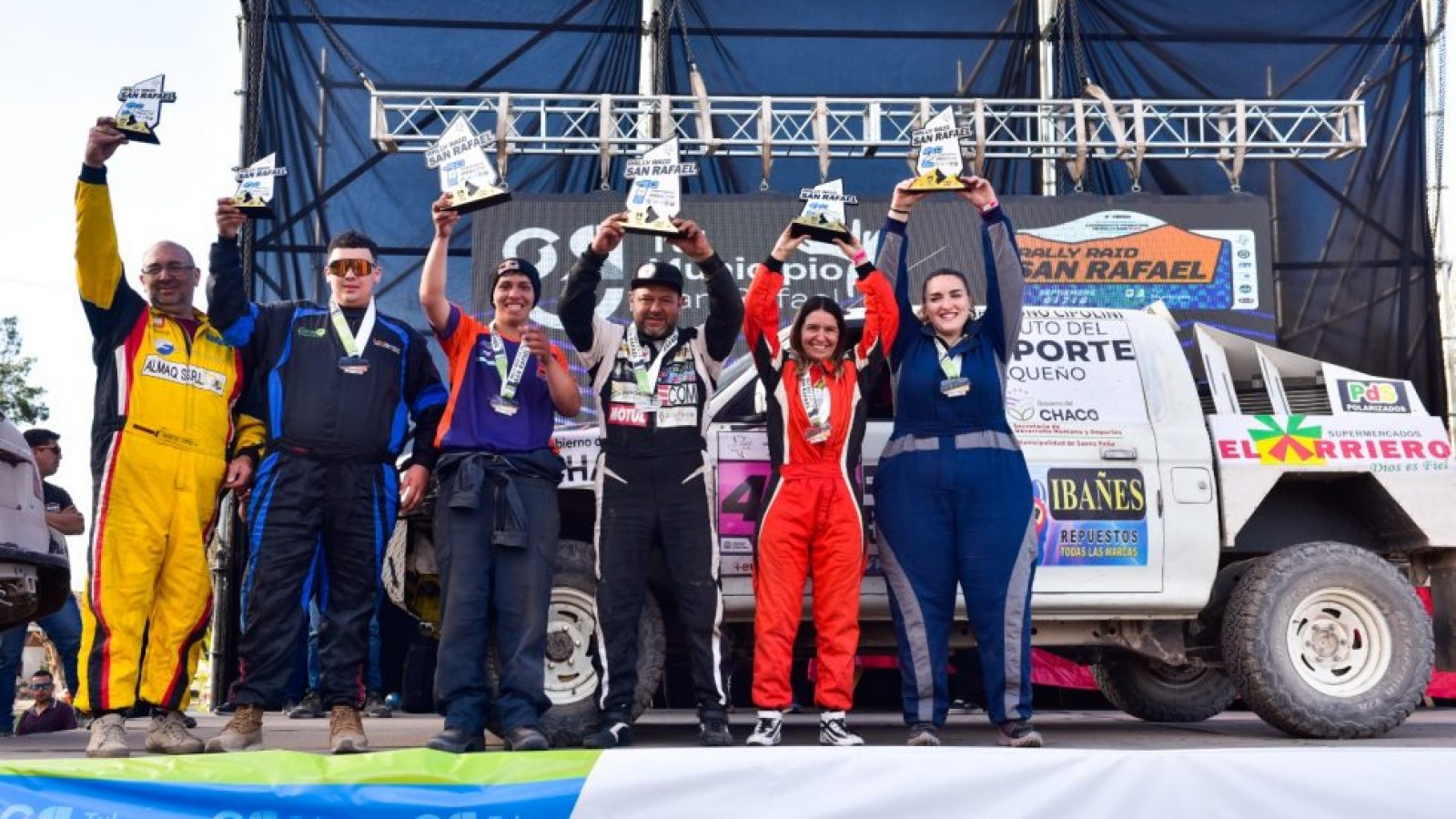 San Rafael celebró la premiación a los ganadores del Rally Raid CANAV 2024
