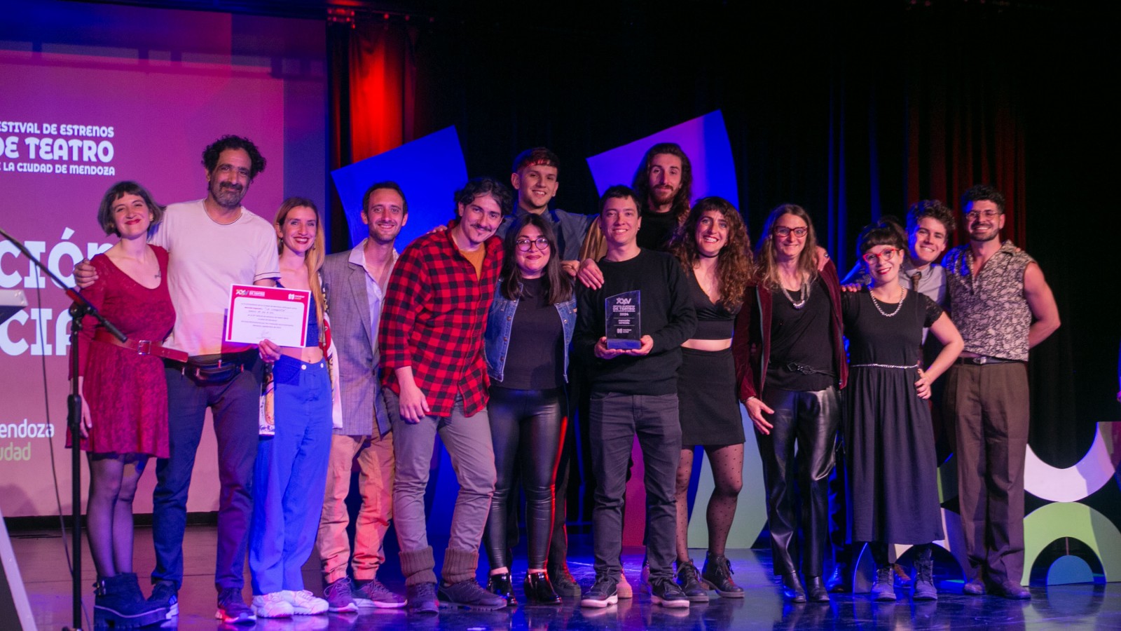 Lo mejor del teatro mendocino fue premiado en el teatro Quintanilla