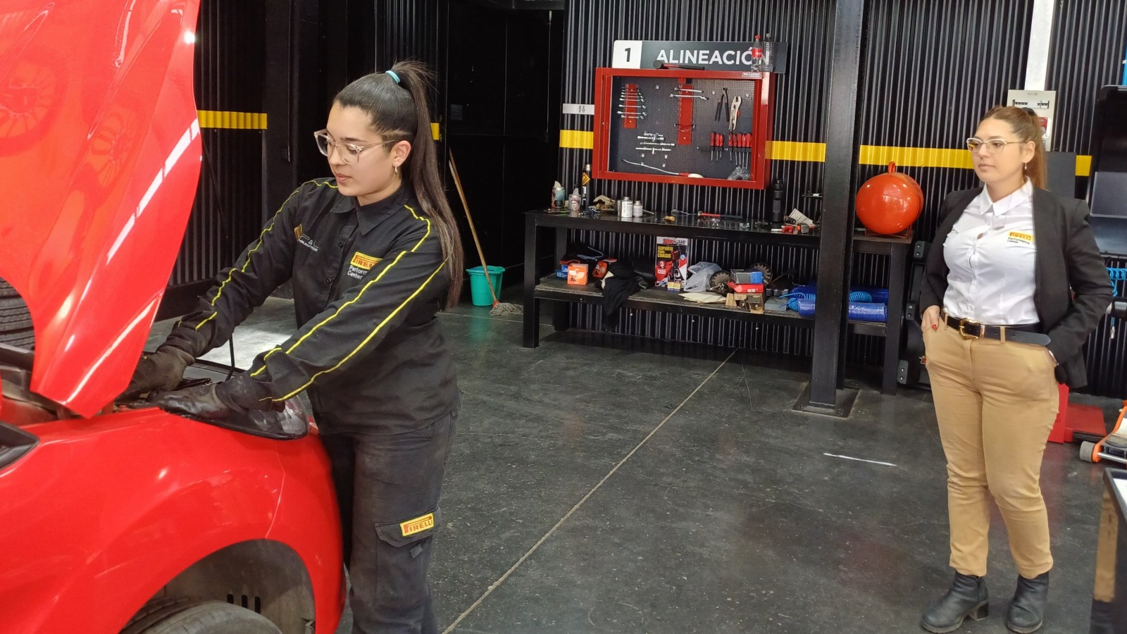 Únicas en Argentina y por vocación: gomeras profesionales