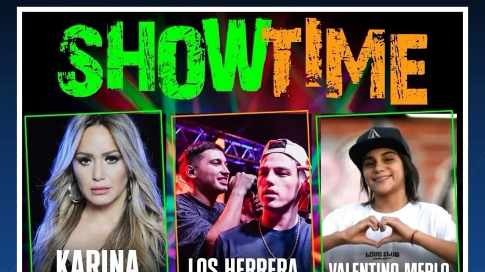 ShowTime: Karina, Valentino Merlo y Los Herrera hacen vibrar el Aconcagua Arena