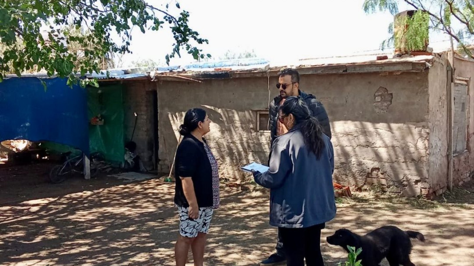 San Rafael despliega operativo de asistencia en Monte Comán tras fuerte tormenta de granizo