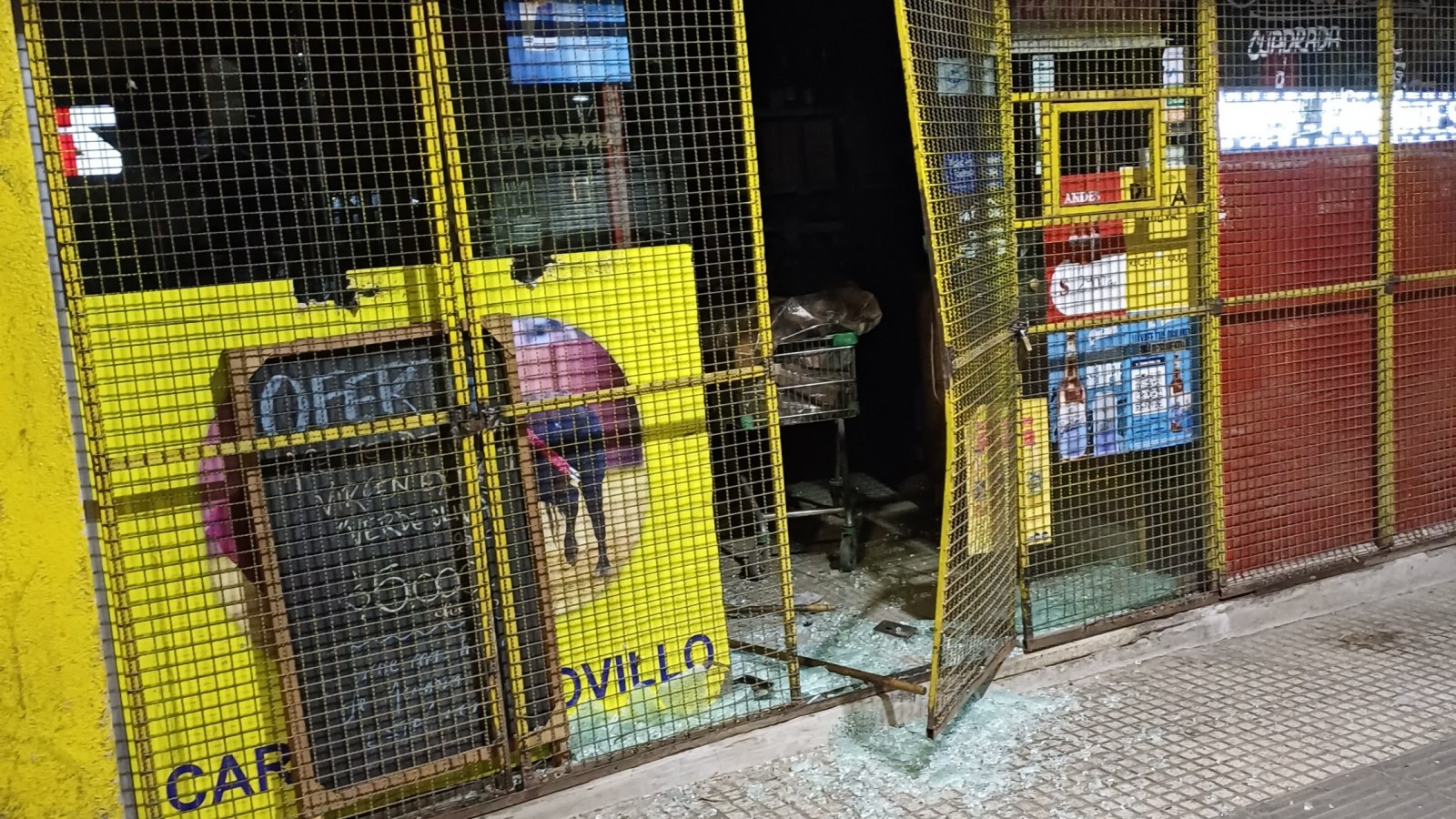 Esta madrugada, en pleno centro de Mendoza, otro robo que no aparece en los partes