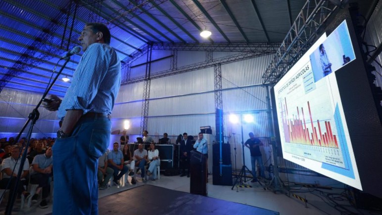 El sur provincial demuestra la eficiencia de su lucha antigranizo