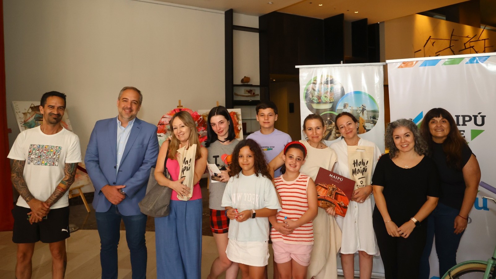 Bienvenida a los primeros turistas del 2025