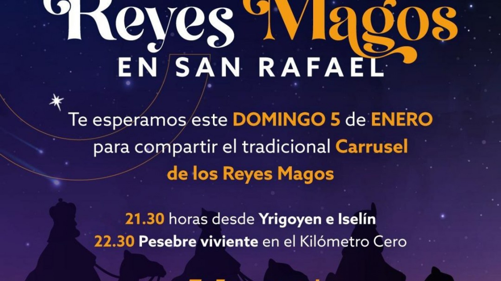 Carrusel y Pesebre: Así será la mágica noche de los Reyes Magos
