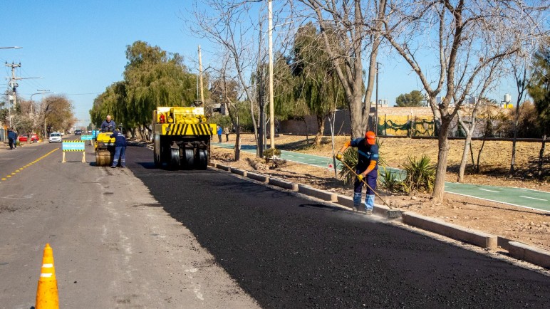 Maipú amplía su red vial: 500 cuadras asfaltadas por año hasta 2027