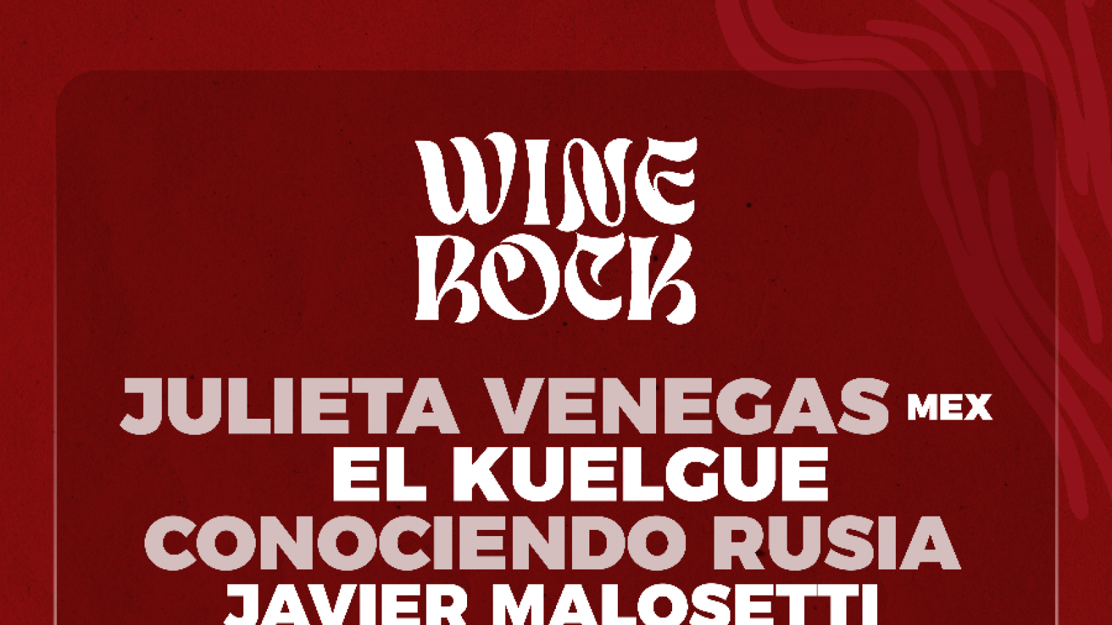 Wine Rock 2025: Un Line Up de lujo para una experiencia inolvidable