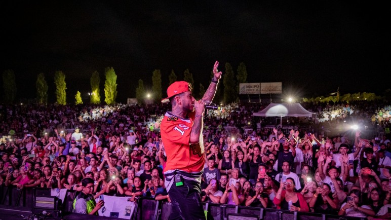 El cuarteto hizo vibrar a Maipú en la segunda noche del Festival del Malbec y el Olivo