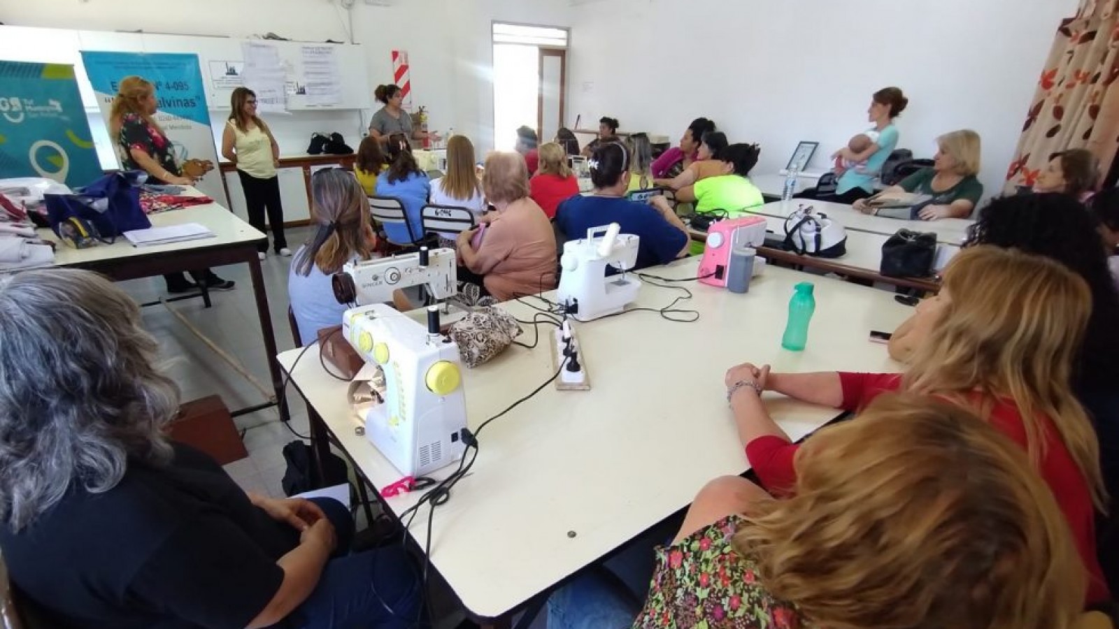 Talleres gratuitos para confeccionar mochilas y pecheras escolares