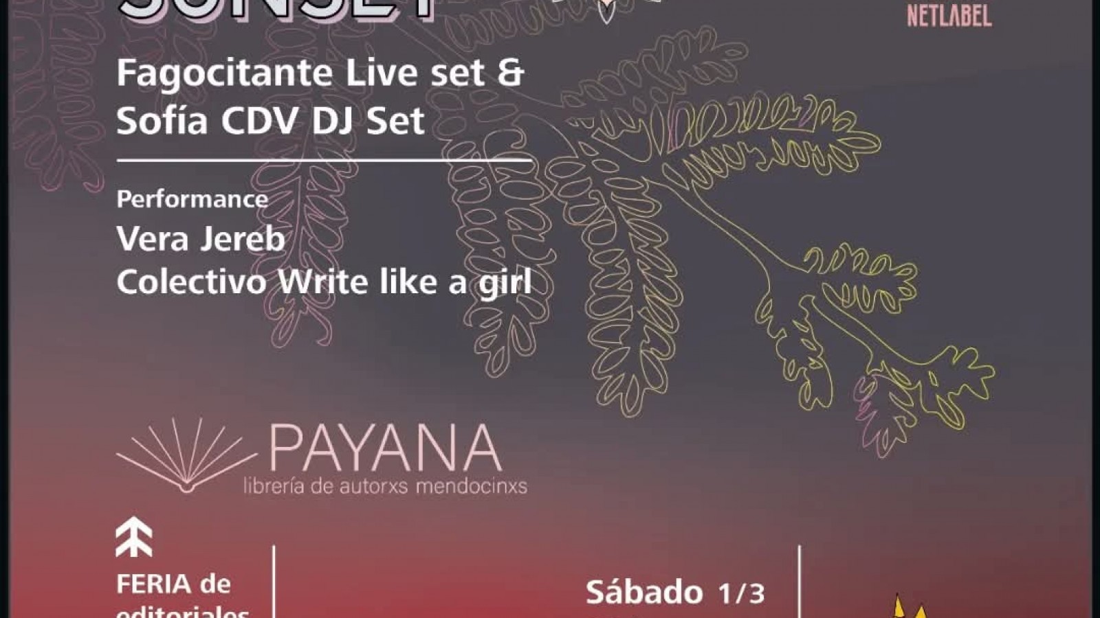 Primera edición de Jarilla Sunset en Contracorrientes Cultural