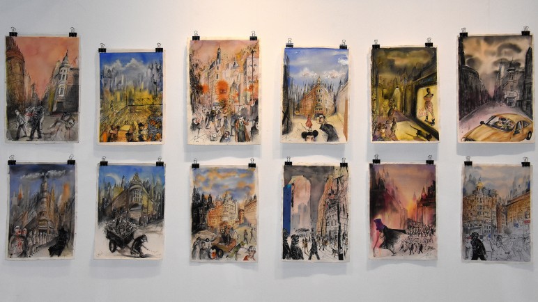 La muestra "Devenires en papel" de Luis Scafati y Marta Vicente tendrá una nueva visita guiada