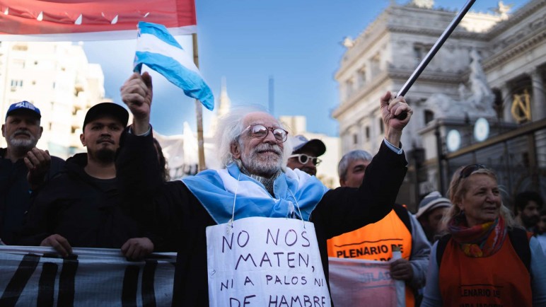 Petitorio para que se garanticen la libertad de manifestación en otra marcha de jubilados
