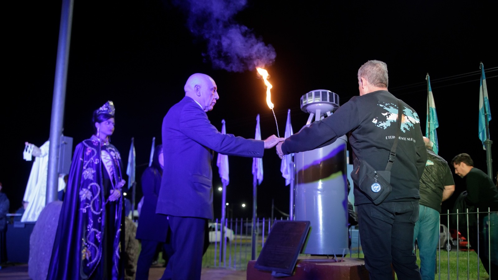 Maipú homenajeó a los Héroes de Malvinas con actos y vigilia