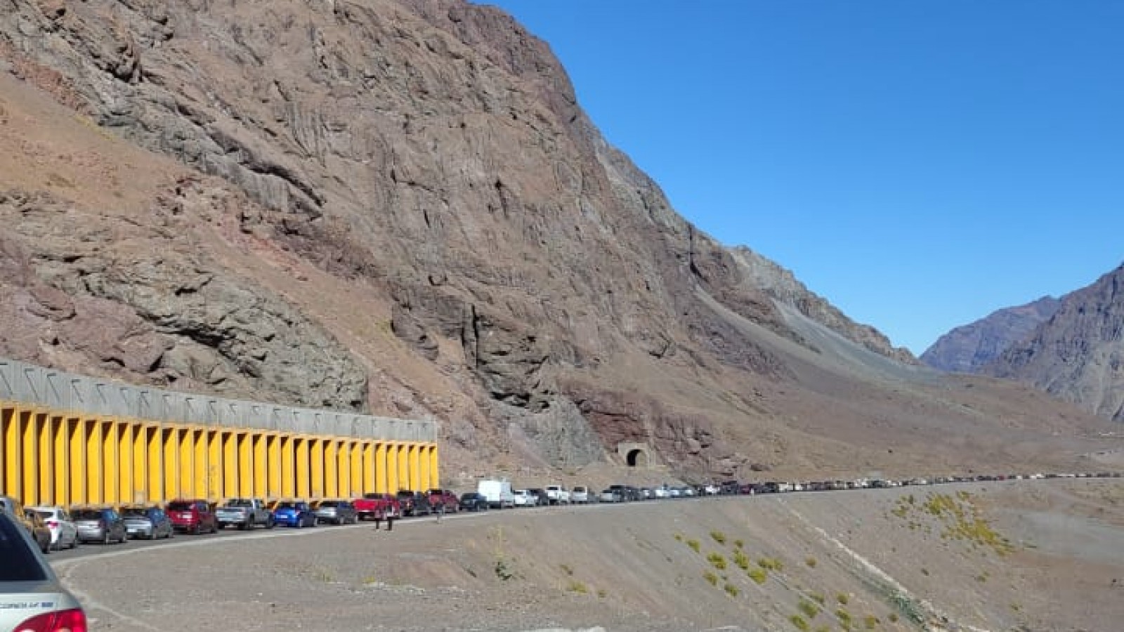 Paso Cristo Redentor: más de cuatro horas de espera