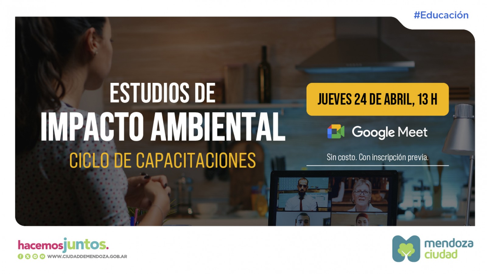 La Ciudad lanza un nuevo ciclo de capacitaciones sobre impacto ambiental