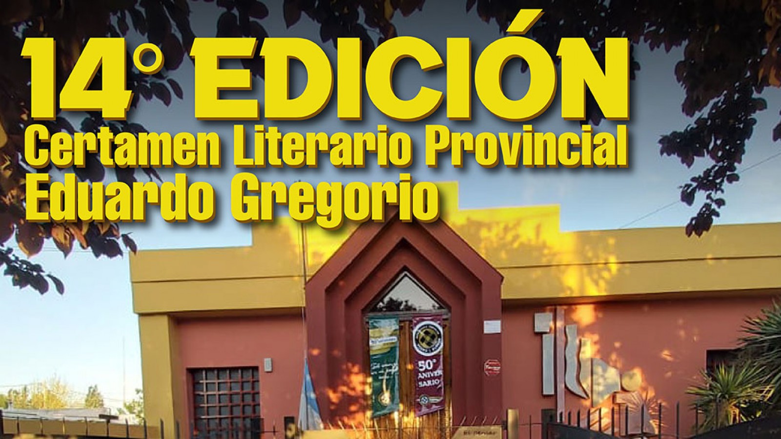Lanzan la 14ª edición del Certamen Literario Provincial "Eduardo Gregorio"