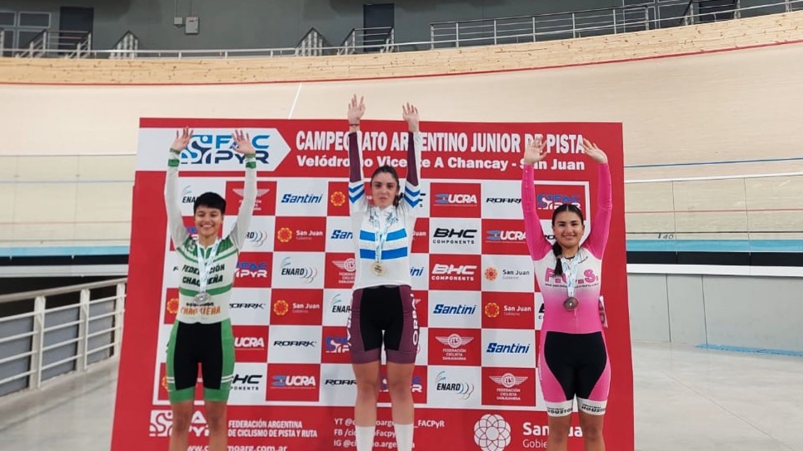 Abril Ureta: Voló bajito para conquistar el título de campeona argentina de ciclismo de pista Junior