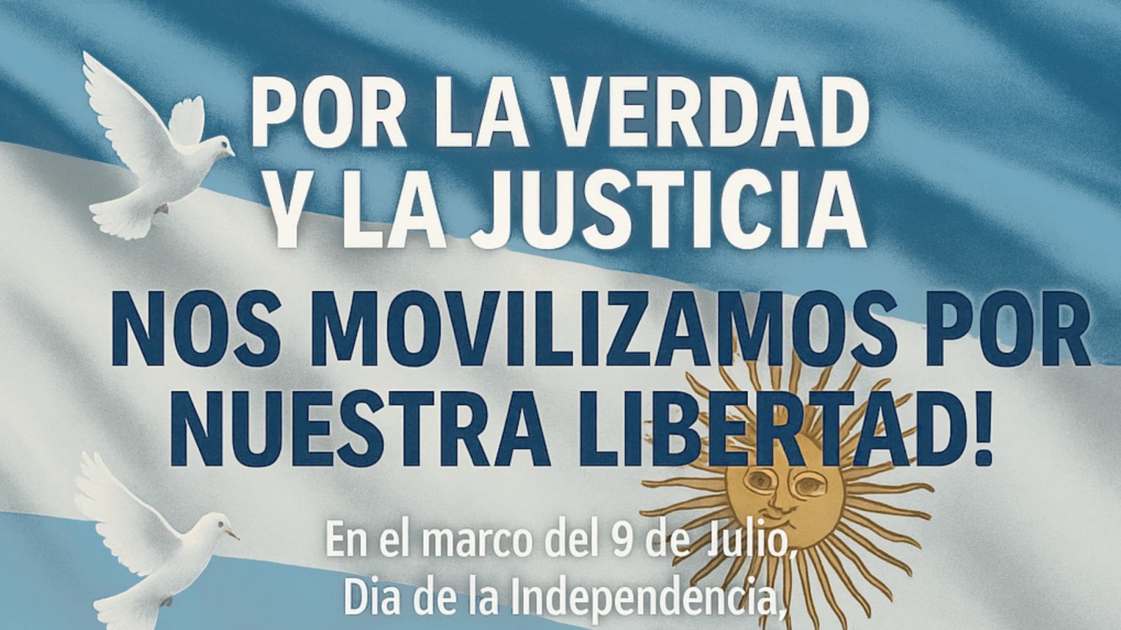 Marcha en reclamo por falsas denuncias y abuso de poder judicial