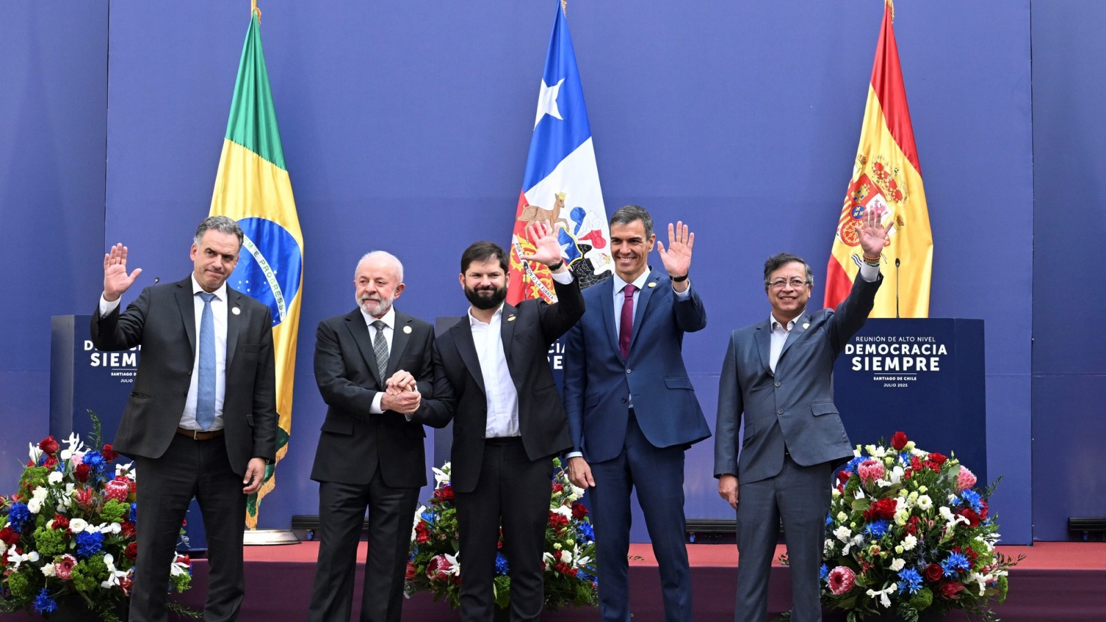 Sin Milei, varios presidentes se reunieron en contra de los discursos de odio y en defensa de la democracia