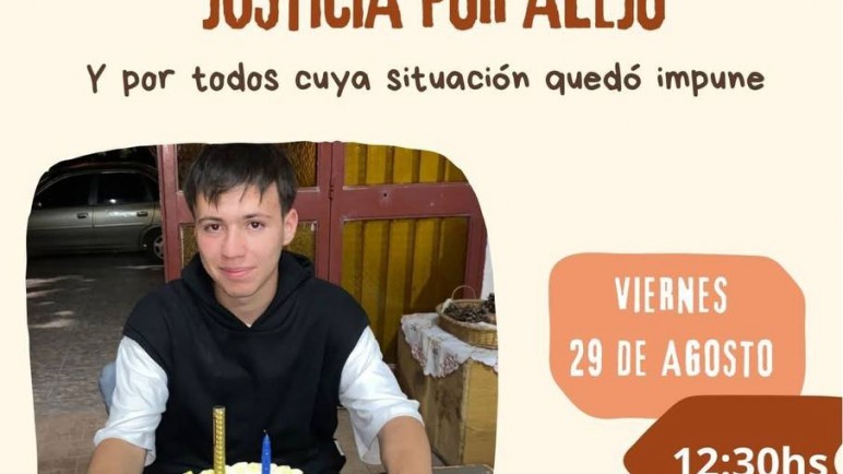 Justicia por Alejo: una tragedia que interpela a toda la sociedad