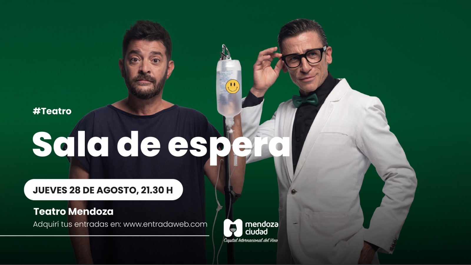 Pablo Rago llega este jueves al Teatro Mendoza con "Sala de Espera"