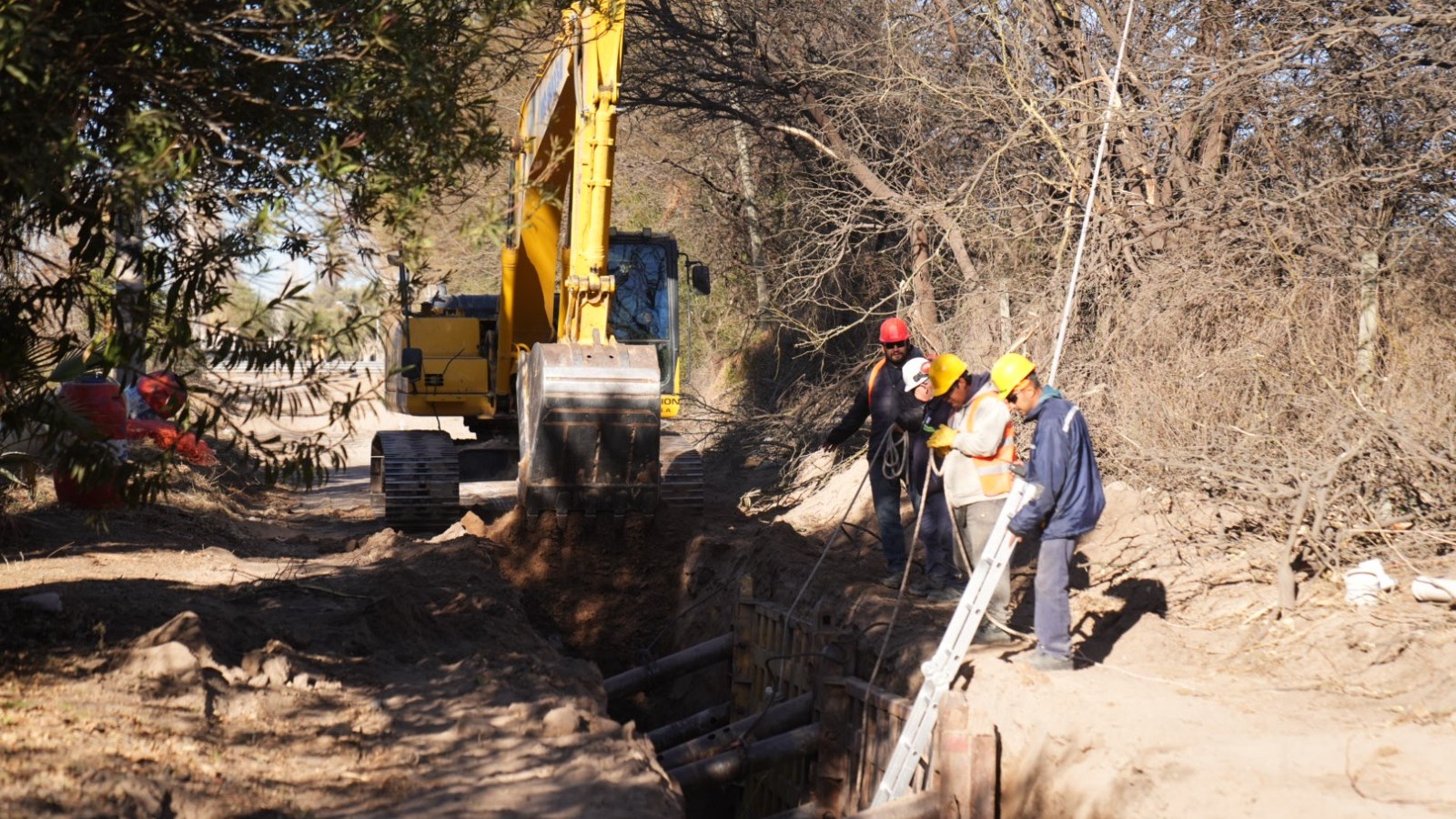 Junín avanza con la nueva colectora cloacal y refuerza su compromiso ambiental