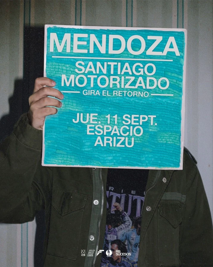 Santiago Motorizado regresa a Mendoza presentando su primer disco solista "El Retorno"