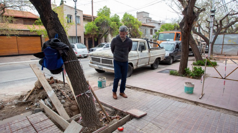 Con gran éxito, avanza el Plan Mejores Veredas en la Ciudad de Mendoza