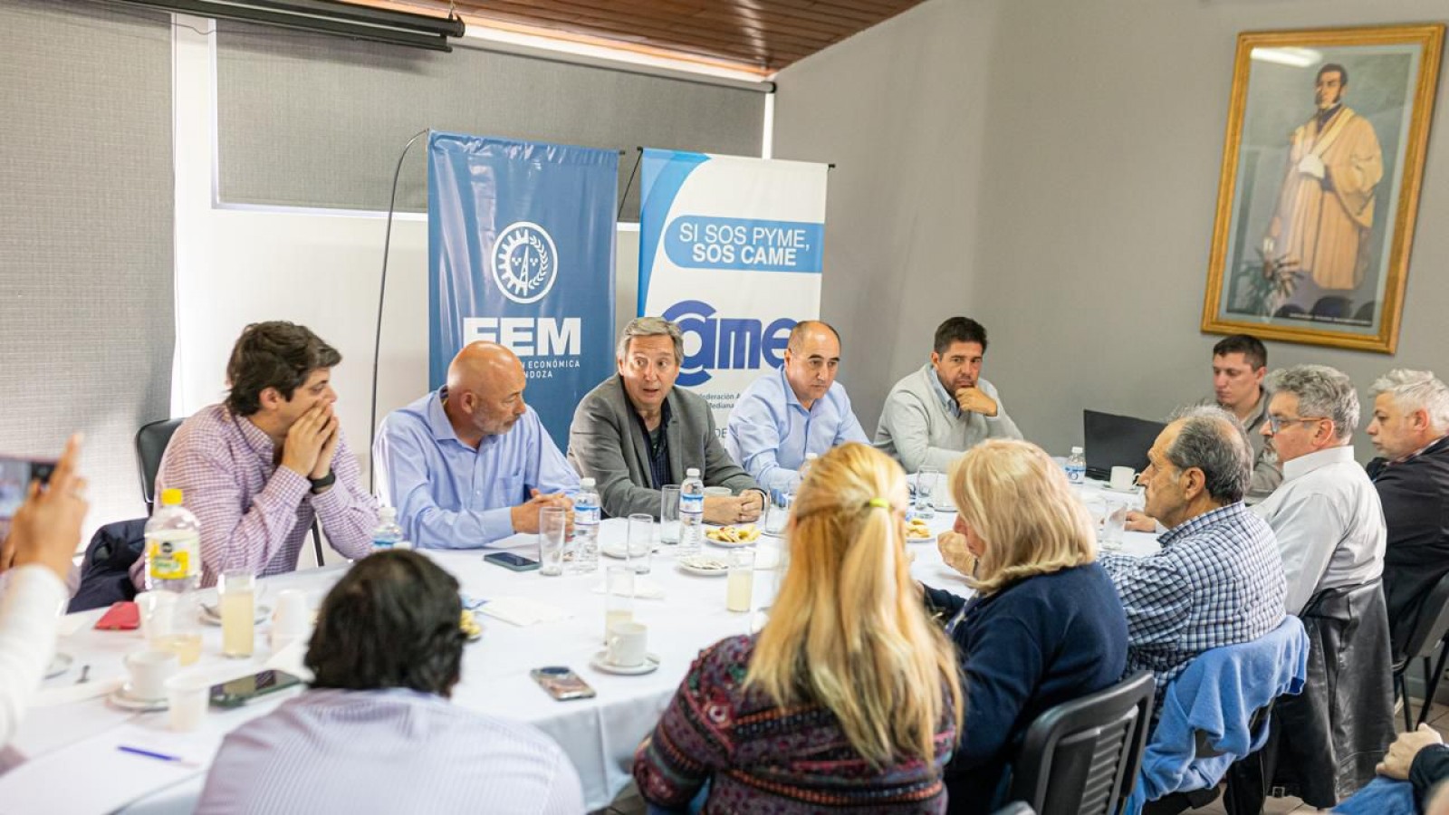 Emir Félix se reunió con la FEM: "Al gobierno de Cornejo no le interesa discutir los problemas de las pymes mendocinas"