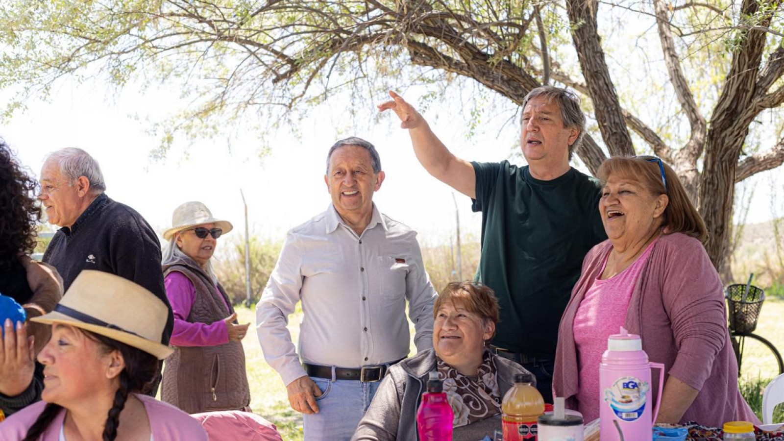 Félix en Tunuyán: "es necesario tener un Estado que atienda las necesidades de nuestros jubilados"