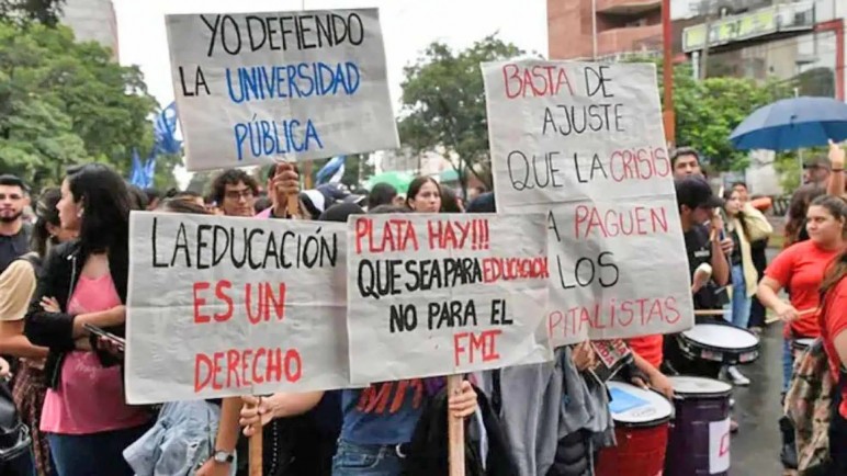 Las universidades vuelven al paro de 72 horas para que se aplique la Ley de Financiamiento
