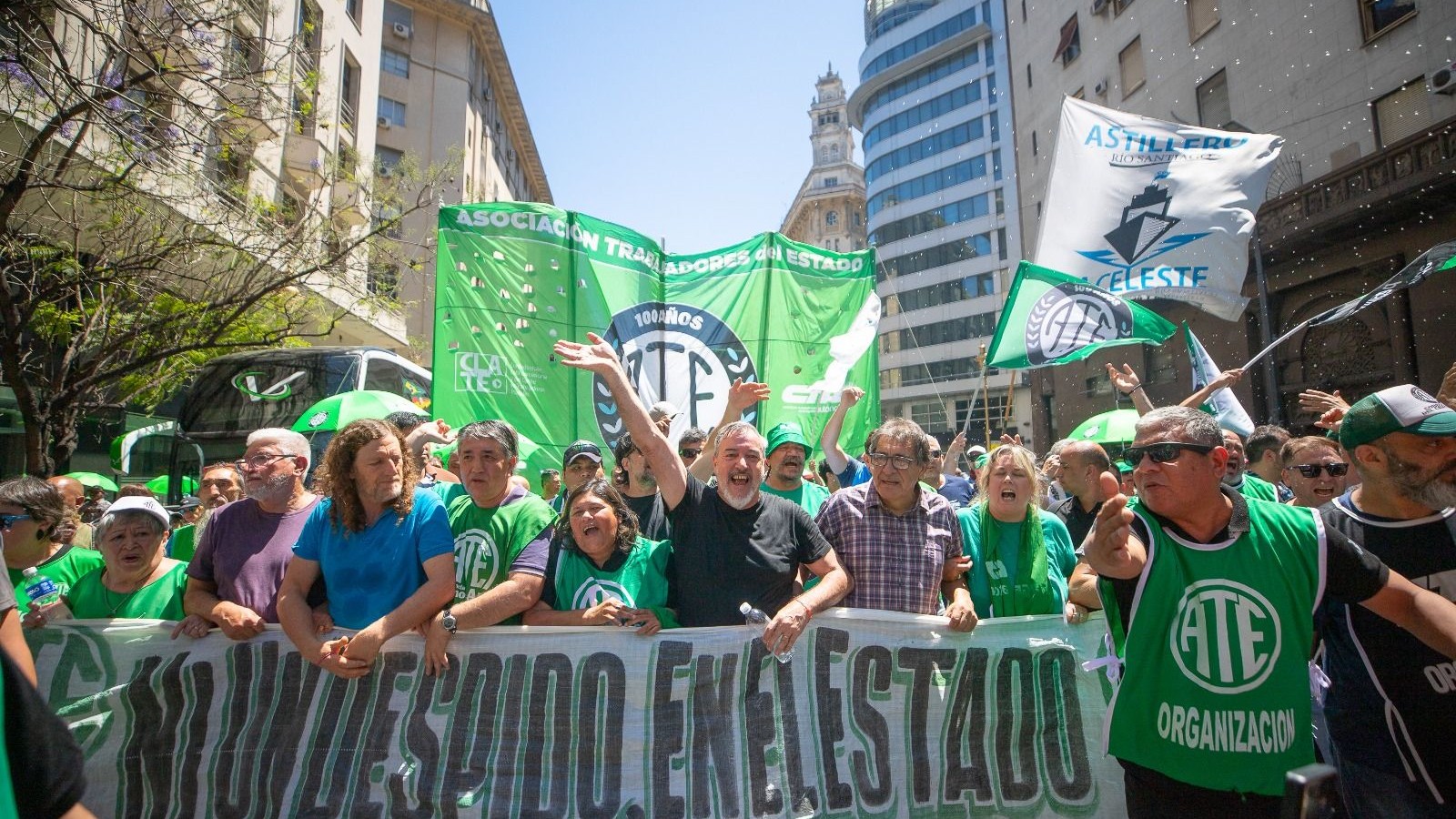 ATE Nacional convocó a un paro con movilización en rechazo a la reforma laboral de Milei
