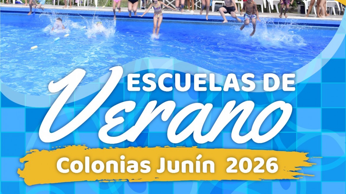 Junín abre las inscripciones para las Colonias de Verano 2026
