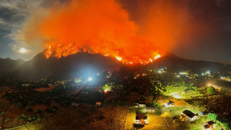 Denuncian que Javier Milei bajó 78% los fondos y que quiere derogar la ley para combatir el fuego
