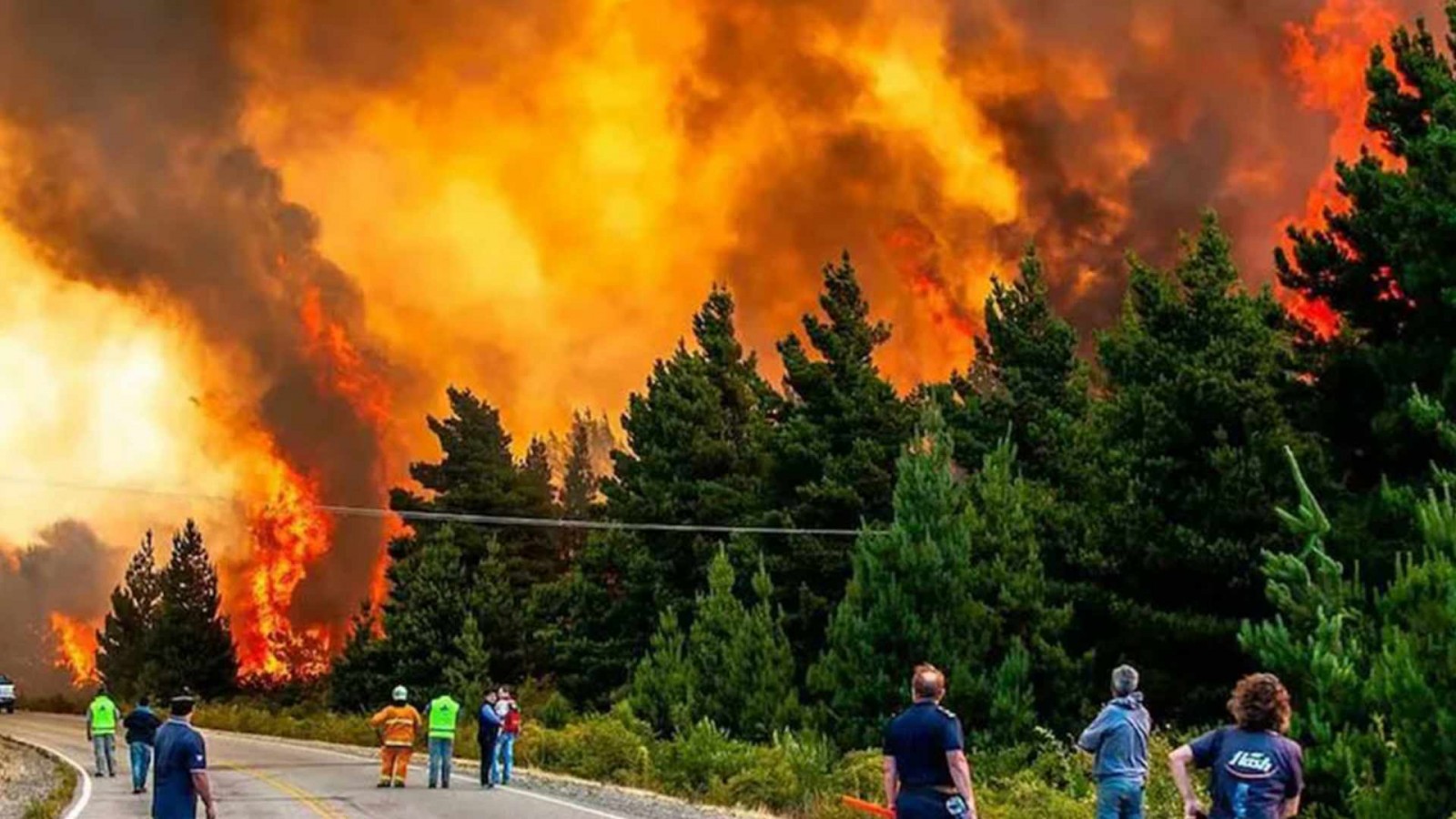 Declaran el estado de catástrofe en Puyén por el avance de los incendios en Chubut