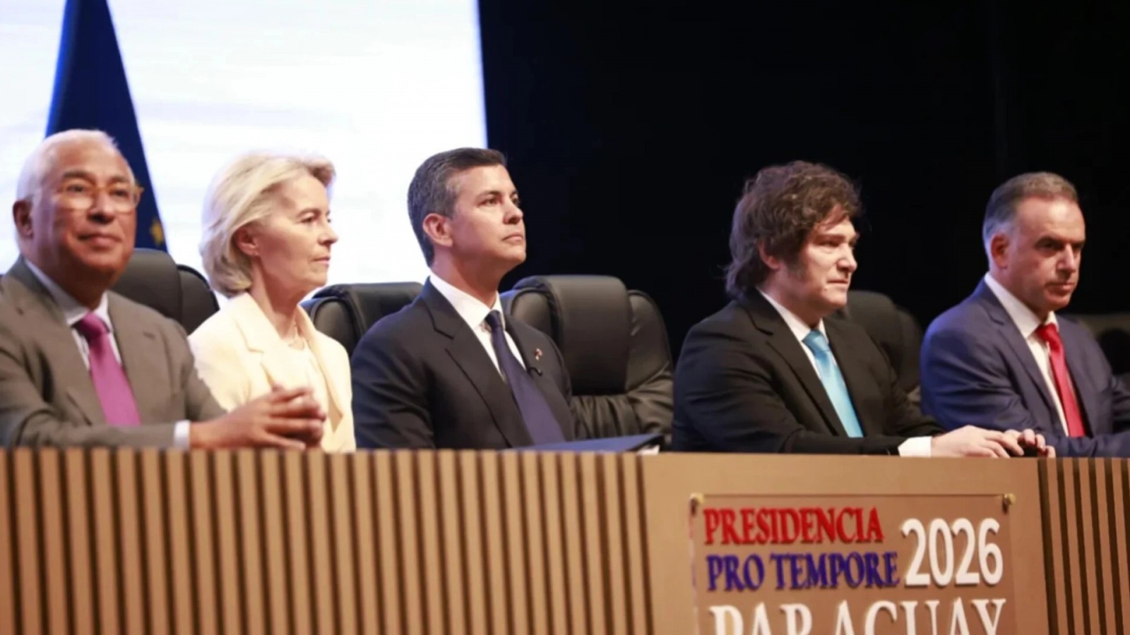 Javier Milei mostró su disconformidad con Lula Da Silva en la firma del acuerdo Mercosur-Unión Europea