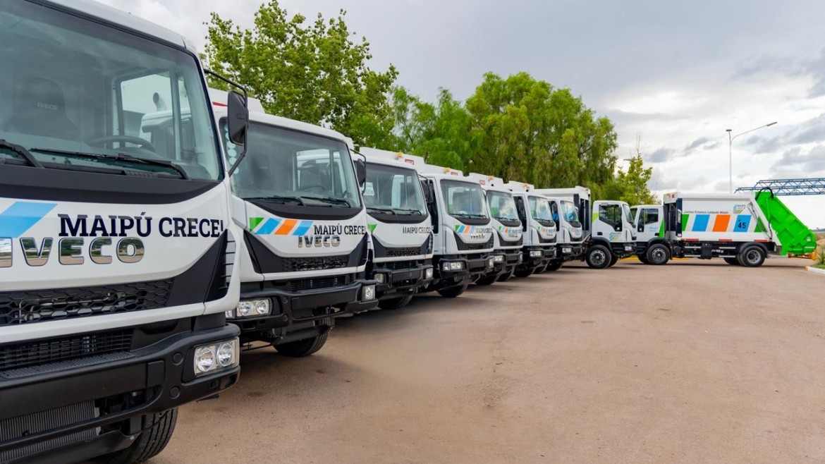 Maipú refuerza su flota municipal con la mayor inversión en equipamiento de su historia